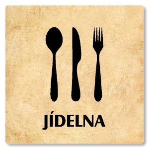 Jídelna, 100x100mm, pergamen, Nevada